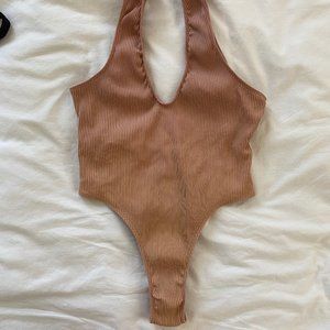 Minimale Animale Nude One Piece Swimsuit